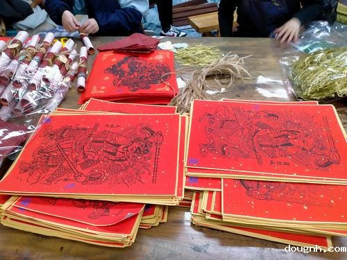 5栩栩如生的门神